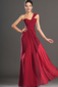 Robe de soirée Rouge Elégant Fourreau plissé Plissé Sans Manches - Page 1